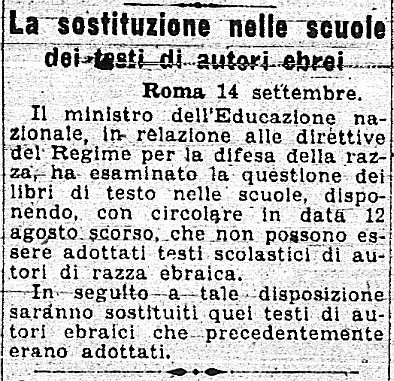 Sostituzione dei testi nelle scuole