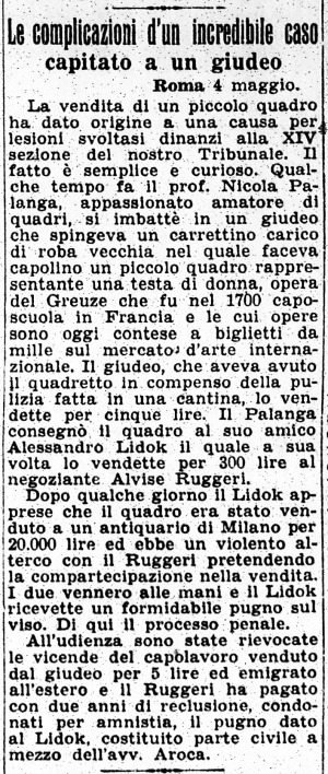 Complicazioni per un giudeo