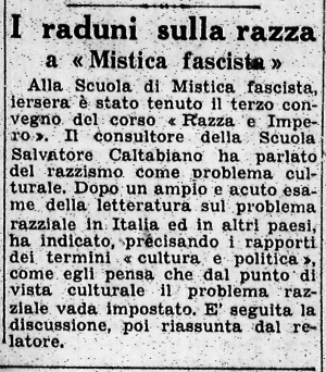 Raduni sulla razza