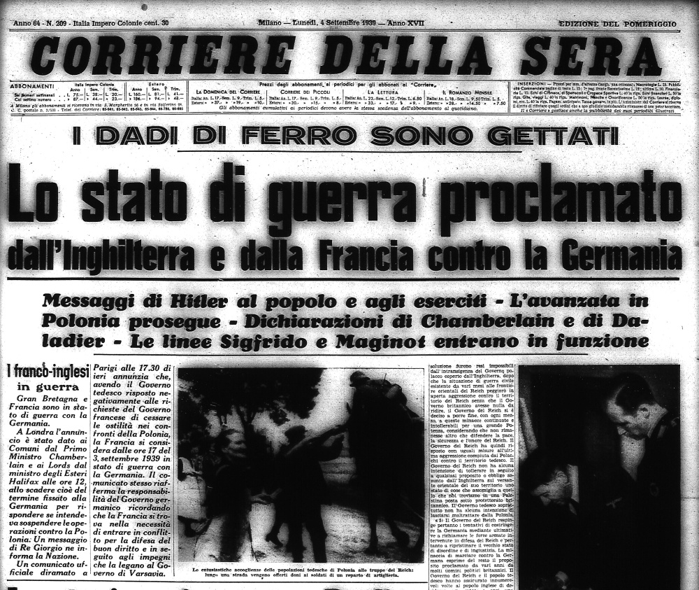 Proclamato lo stato di guerra