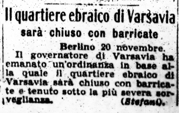 Il quartiere ebraico di Varsavia